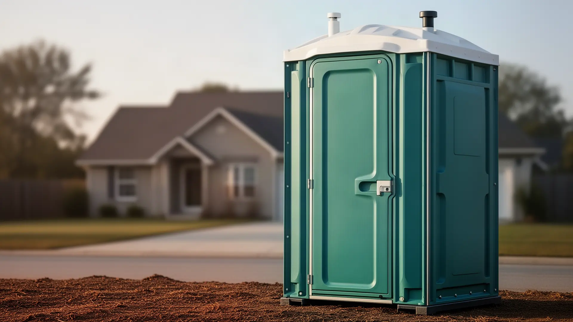 Clean porta potty unit from Benny & Brad's Porta Potty Rentals in Los Angeles, CA